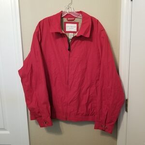 Covington Men's XL Red Jacket Versatile Bomber RN 15099 Inside Pocket